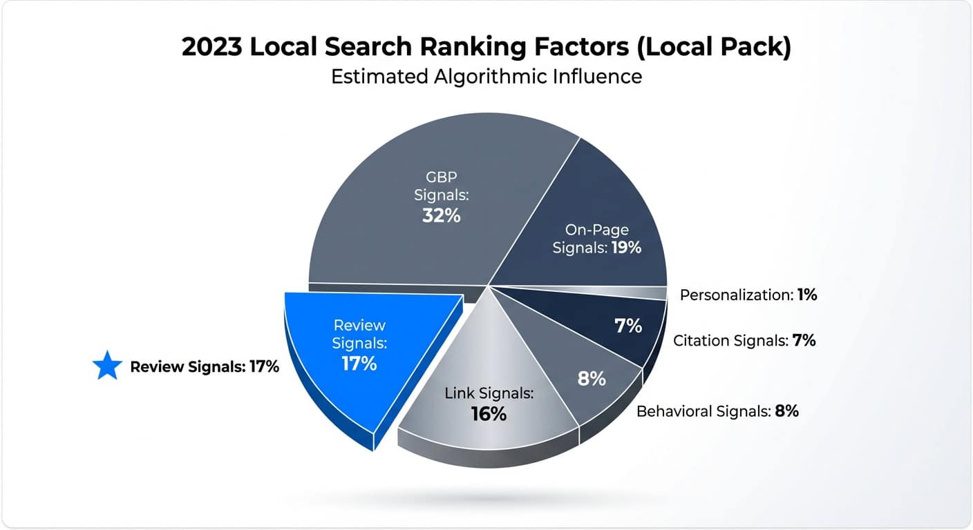 Impact of Review Signals on Local Rankings